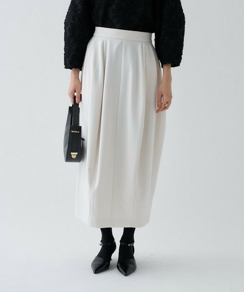 cloenc / クロエンス ロング・マキシ丈スカート | 【セットアップ／オケージョン／マシンウォッシュ】ダンボールコクーンスカート | 詳細14