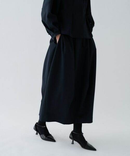 cloenc / クロエンス ロング・マキシ丈スカート | 【セットアップ／オケージョン／マシンウォッシュ】ダンボールコクーンスカート | 詳細20