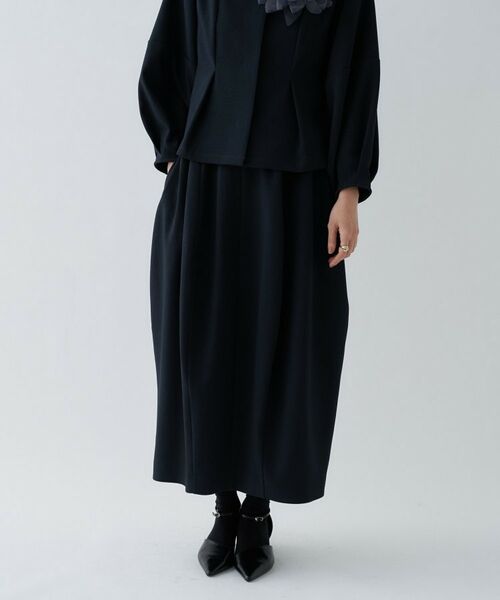 cloenc / クロエンス ロング・マキシ丈スカート | 【セットアップ／オケージョン／マシンウォッシュ】ダンボールコクーンスカート | 詳細23