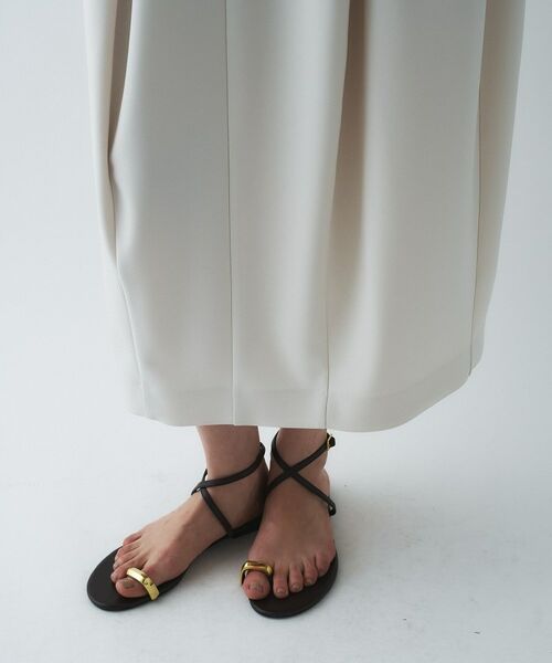 cloenc / クロエンス ロング・マキシ丈スカート | 【セットアップ／オケージョン／マシンウォッシュ】コクーンツイルスカート | 詳細27