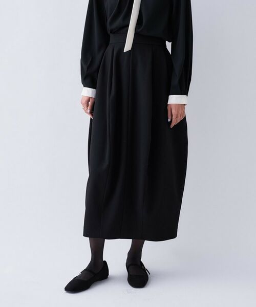 cloenc / クロエンス ロング・マキシ丈スカート | 【セットアップ】ダンボールコクーンスカート | 詳細3