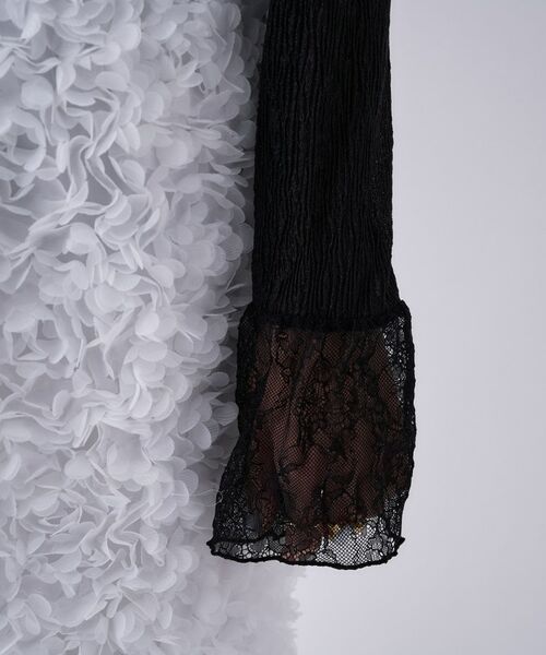 cloenc / クロエンス カットソー | 【手洗い可】レースシアーワッシャ―シカットソー | 詳細16