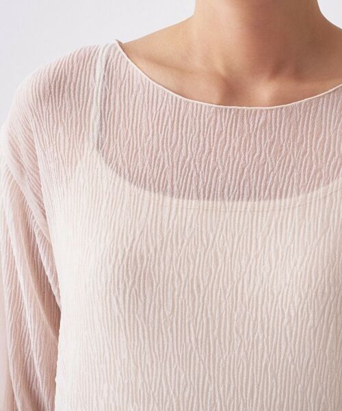 cloenc / クロエンス カットソー | 【手洗い可】レースシアーワッシャ―シカットソー | 詳細9