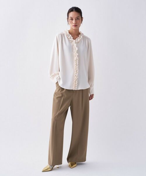 cloenc / クロエンス シャツ・ブラウス | 【手洗い可】フリルブラウス | 詳細1