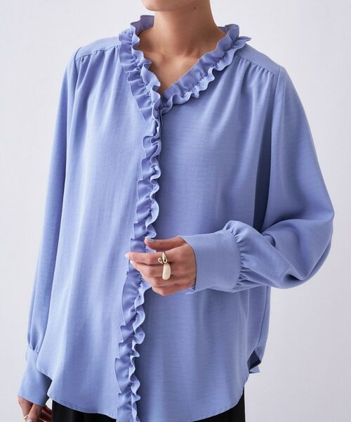 cloenc / クロエンス シャツ・ブラウス | 【手洗い可】フリルブラウス | 詳細13