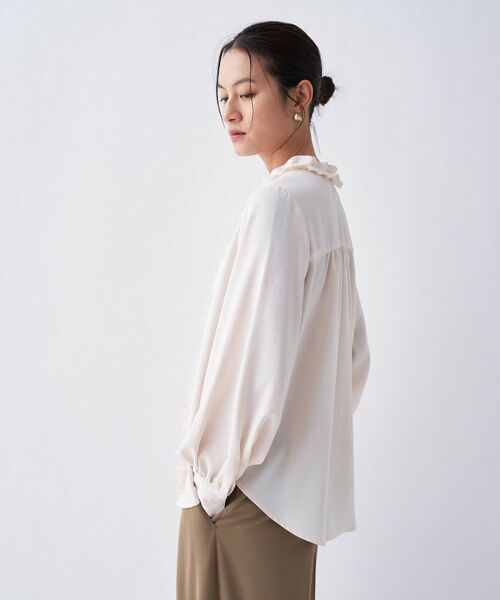 cloenc / クロエンス シャツ・ブラウス | 【手洗い可】フリルブラウス | 詳細4
