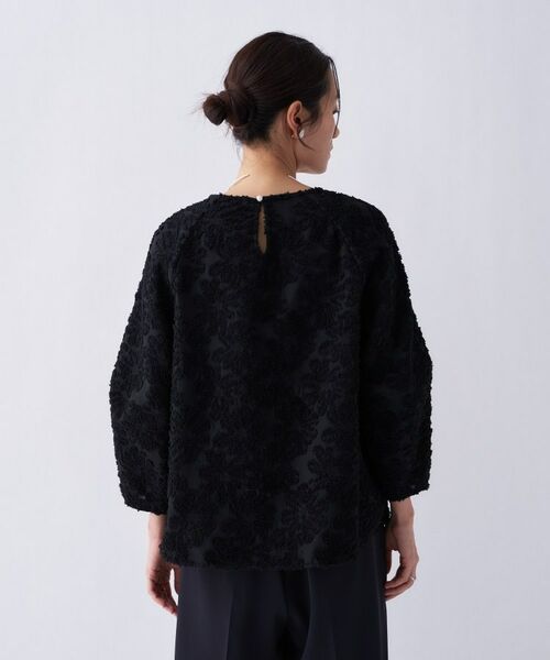 cloenc / クロエンス シャツ・ブラウス | 【手洗い可】フラワーシアージャカードシャツ | 詳細16