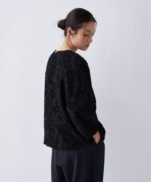 cloenc / クロエンス シャツ・ブラウス | 【手洗い可】フラワーシアージャカードシャツ | 詳細17