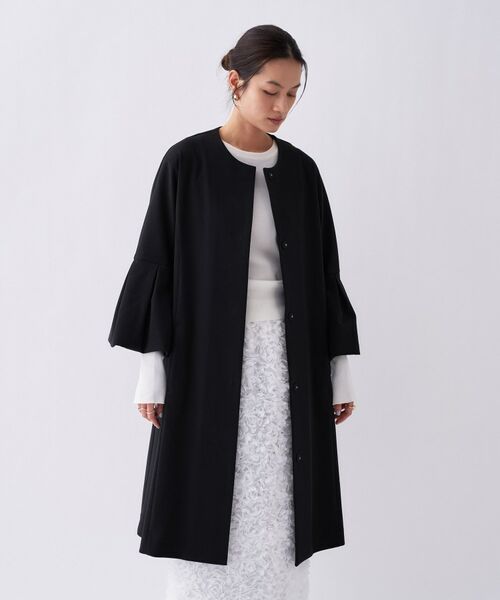 cloenc / クロエンス その他アウター | 【セットアップ／手洗い可】ダンボールノーカラーコート | 詳細3