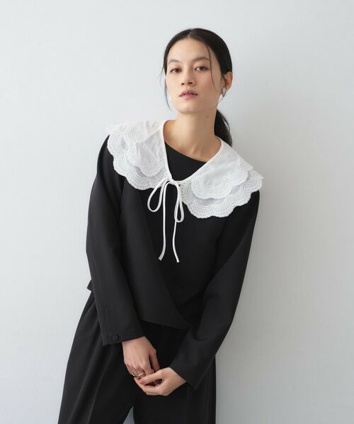 cloenc / クロエンス アクセサリー | スカラップレース付け襟 | 詳細2