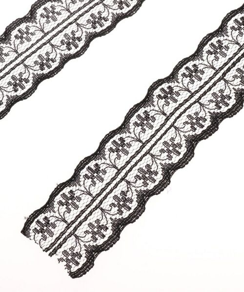 cloenc / クロエンス ネックレス・ペンダント・チョーカー | レース2連ロングチョーカー | 詳細4