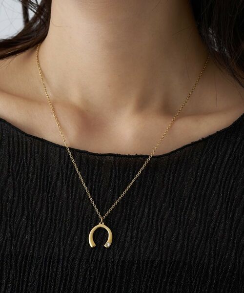 cloenc / クロエンス ネックレス・ペンダント・チョーカー | 馬蹄モチーフシングルストーンネックレス | 詳細1