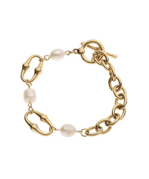 cloenc / クロエンス ブレスレット・バングル | 淡水パール オーバルチェーンマンテルブレスレット | 詳細2