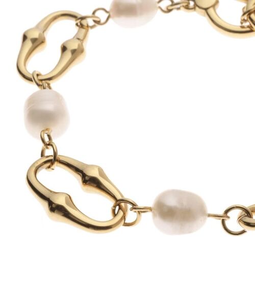 cloenc / クロエンス ブレスレット・バングル | 淡水パール オーバルチェーンマンテルブレスレット | 詳細3