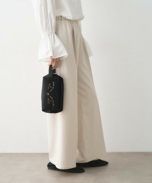 cloenc / クロエンス ポーチ | 【Philly chocolate】キャットモチーフベロアポーチ | 詳細6