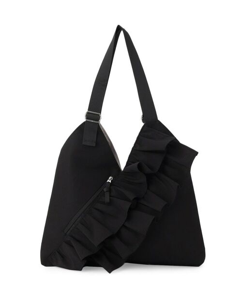 cloenc / クロエンス トートバッグ | フリルトートバッグ（ブラック(019)）