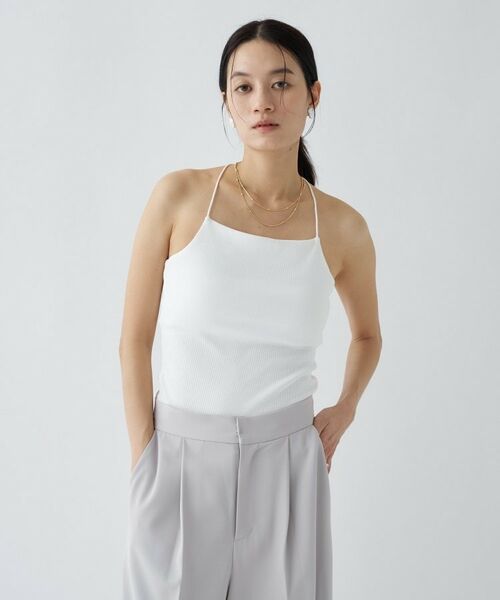 cloenc / クロエンス キャミソール・チューブトップ | 【カップ付き】デザインキャミソール（ホワイト(001)）
