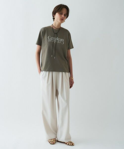 cloenc / クロエンス Tシャツ | 【マシンウォッシュ】ロゴプリントTシャツ | 詳細23