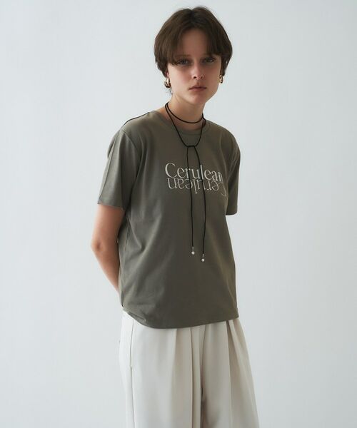 cloenc / クロエンス Tシャツ | 【マシンウォッシュ】ロゴプリントTシャツ | 詳細24
