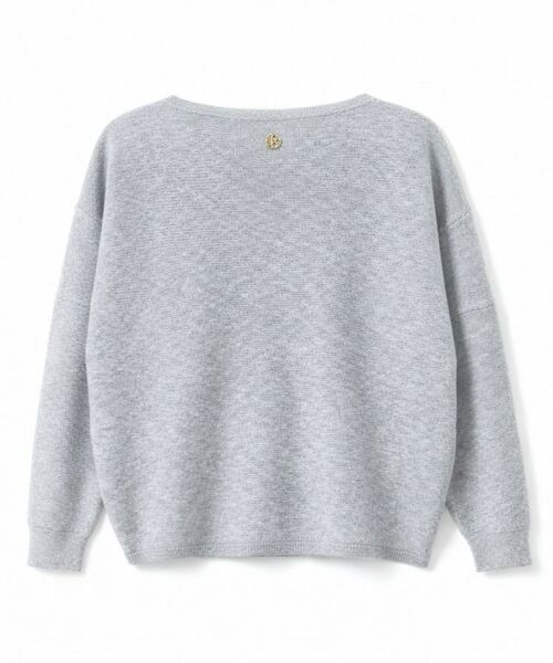 cloenc / クロエンス ニット・セーター | 【手洗い可】Vネックラメガーターニット | 詳細1