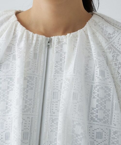 cloenc / クロエンス レザーブルゾン・ジャケット | レースシアーブルゾン | 詳細11