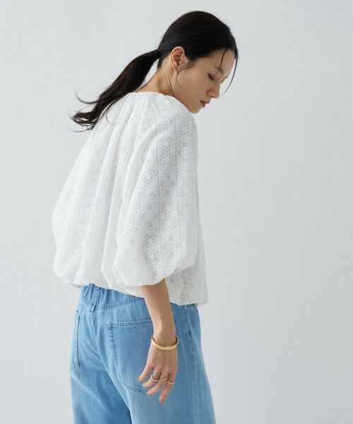 cloenc / クロエンス レザーブルゾン・ジャケット | レースシアーブルゾン | 詳細5