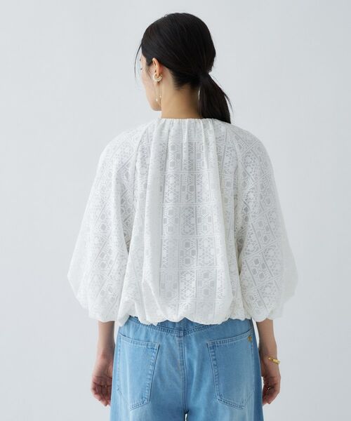 cloenc / クロエンス レザーブルゾン・ジャケット | レースシアーブルゾン | 詳細8