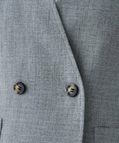cloenc / クロエンス ノーカラージャケット | 【セットアップ／マシンウォッシュ】リネンライクノーカラージャケット | 詳細14