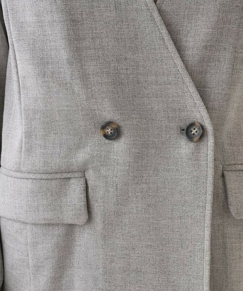 cloenc / クロエンス ノーカラージャケット | 【セットアップ／接触冷感／マシンウォッシュ】リネンライクノーカラージャケット | 詳細28