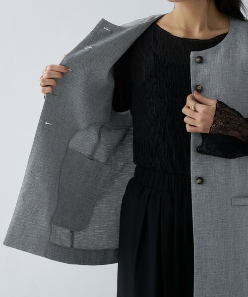 cloenc / クロエンス ベスト | 【セットアップ／マシンウォッシュ】リネンライクジレ | 詳細10