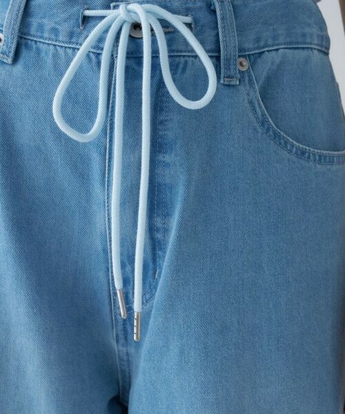 cloenc / クロエンス デニムパンツ | 【手洗い可】ドロストイージーワイドデニムパンツ | 詳細10