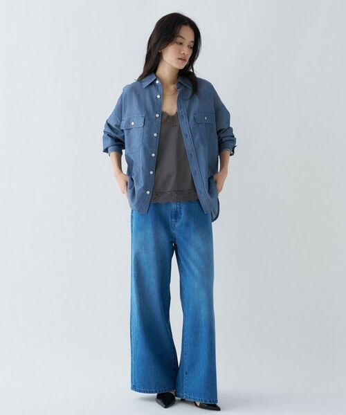 cloenc / クロエンス デニムパンツ | 【手洗い可】ドロストイージーワイドデニムパンツ | 詳細19