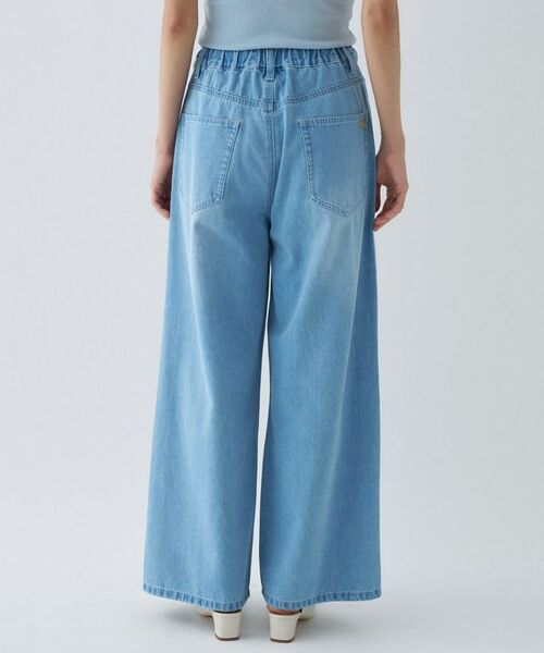 cloenc / クロエンス デニムパンツ | 【手洗い可】ドロストイージーワイドデニムパンツ | 詳細7