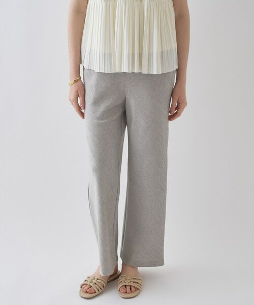 cloenc / クロエンス パンツ | 【セットアップ／接触冷感／マシンウォッシュ】リネンライクイージーパンツ | 詳細17