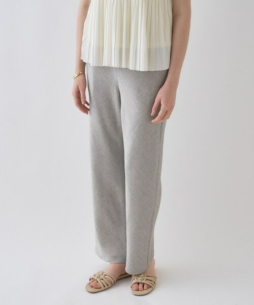 cloenc / クロエンス パンツ | 【セットアップ／接触冷感／マシンウォッシュ】リネンライクイージーパンツ | 詳細18