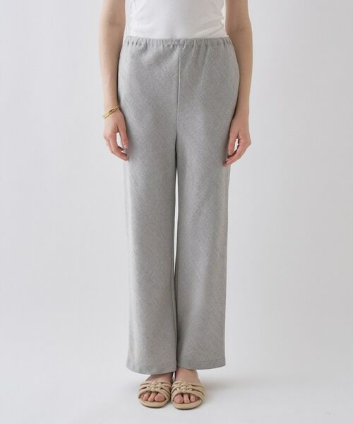 cloenc / クロエンス パンツ | 【セットアップ／接触冷感／マシンウォッシュ】リネンライクイージーパンツ | 詳細19