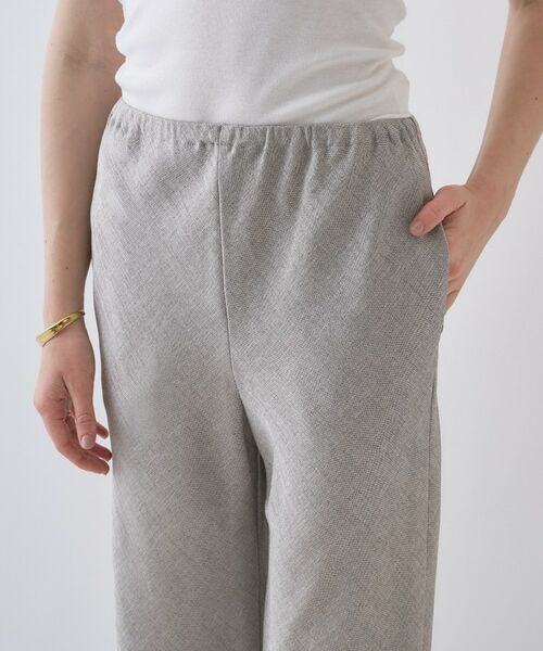 cloenc / クロエンス パンツ | 【セットアップ／接触冷感／マシンウォッシュ】リネンライクイージーパンツ | 詳細22