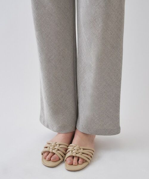 cloenc / クロエンス パンツ | 【セットアップ／接触冷感／マシンウォッシュ】リネンライクイージーパンツ | 詳細24