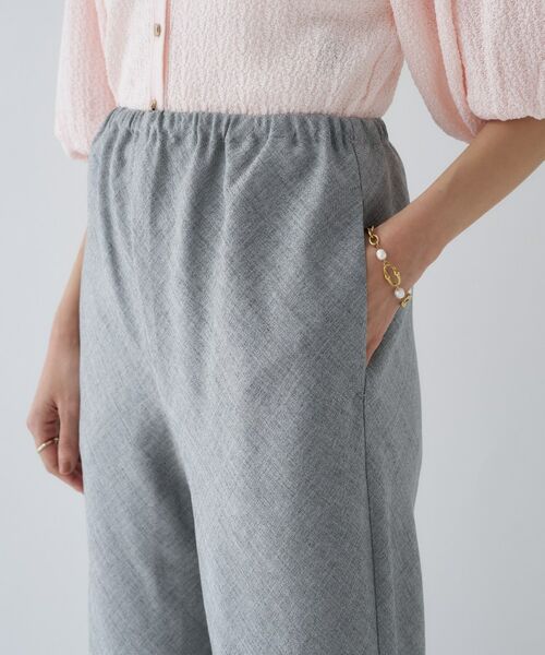 cloenc / クロエンス パンツ | 【セットアップ／マシンウォッシュ】リネンライクイージーパンツ | 詳細9
