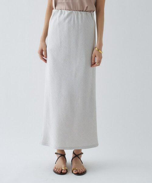cloenc / クロエンス ロング・マキシ丈スカート | 【セットアップ／接触冷感／マシンウォッシュ】リネンライクシャークスカート | 詳細20