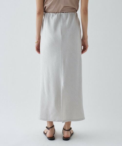cloenc / クロエンス ロング・マキシ丈スカート | 【セットアップ／接触冷感／マシンウォッシュ】リネンライクシャークスカート | 詳細22