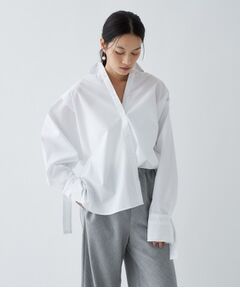 cloenc / クロエンス シャツ・ブラウス | 【接触冷感／手洗い可】バックギャザールーズシャツ
