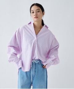 cloenc / クロエンス シャツ・ブラウス | 【接触冷感／手洗い可】バックギャザールーズシャツ