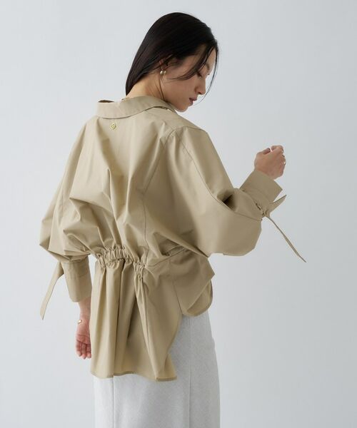 cloenc / クロエンス シャツ・ブラウス | 【接触冷感／手洗い可】バックギャザールーズシャツ | 詳細12