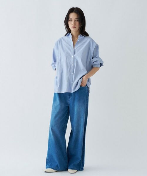 cloenc / クロエンス シャツ・ブラウス | 【接触冷感／手洗い可】バックギャザールーズシャツ | 詳細15