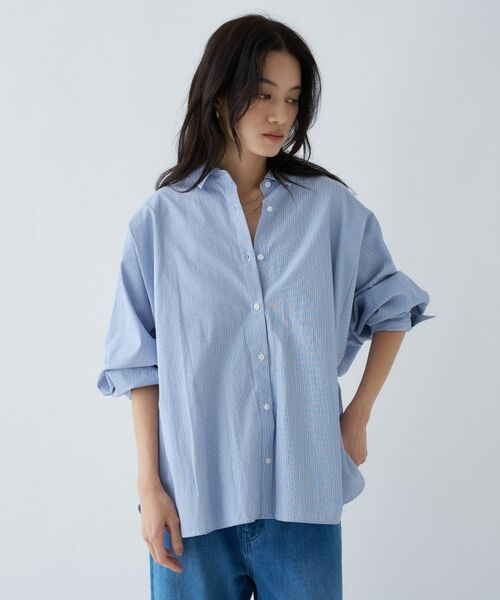 cloenc / クロエンス シャツ・ブラウス | 【接触冷感／手洗い可】バックギャザールーズシャツ | 詳細17