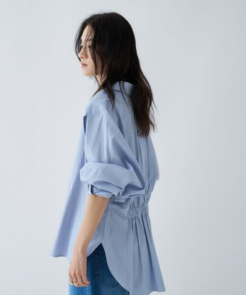 cloenc / クロエンス シャツ・ブラウス | 【接触冷感／手洗い可】バックギャザールーズシャツ | 詳細19