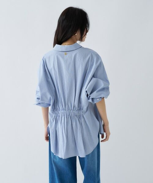 cloenc / クロエンス シャツ・ブラウス | 【接触冷感／手洗い可】バックギャザールーズシャツ | 詳細20
