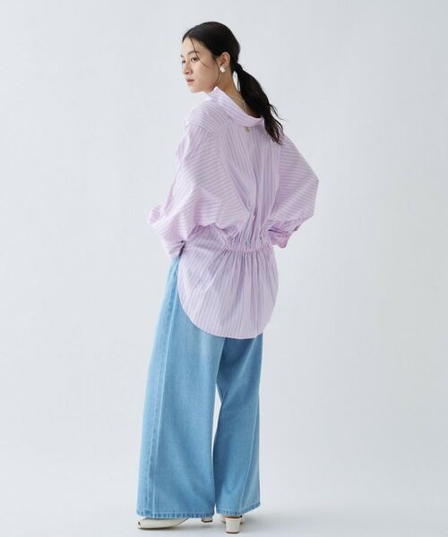 cloenc / クロエンス シャツ・ブラウス | 【接触冷感／手洗い可】バックギャザールーズシャツ | 詳細24