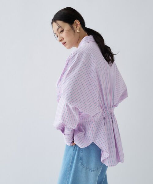 cloenc / クロエンス シャツ・ブラウス | 【接触冷感／手洗い可】バックギャザールーズシャツ | 詳細26